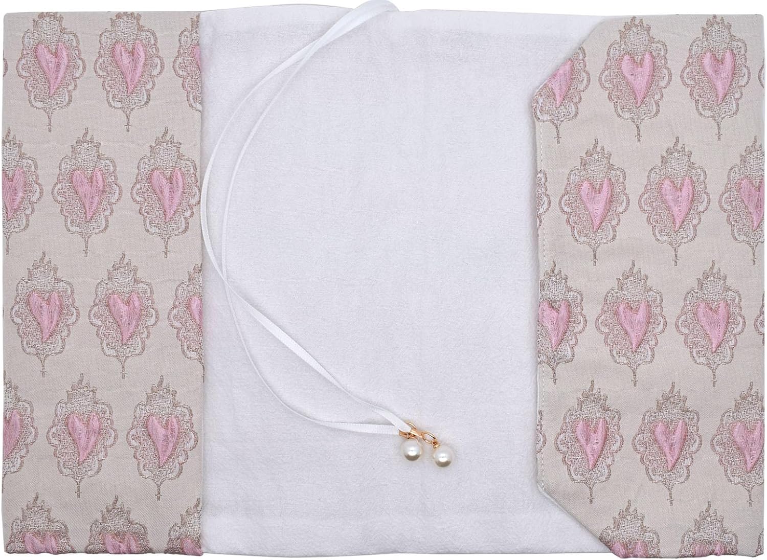 BLBMH Book Covers for Paperbacks Fit for 5.5x8.5 inch Adjustable Book Sleeve Cover for Women Over 15 Soft Cloth Protector for Notebook Journal Bible- Love