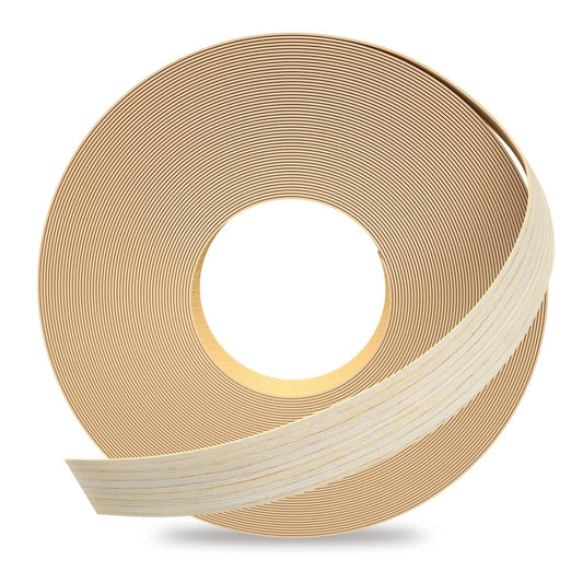 GSCIT Club Oak Edge Banding, 3/4 inch x 10ft roll of Veneer Edge Banding Preglued Flexible, Real Wood Tape Banding