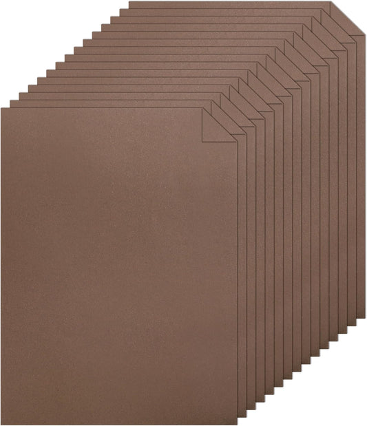 28 Sheets Coffee Color Cardstock 8.5 x 11 Craft Paper, 92lb Chocolate Brown Card Stock for DIY Card Making, Greeting Cards, Invitations, Party, Invitations
