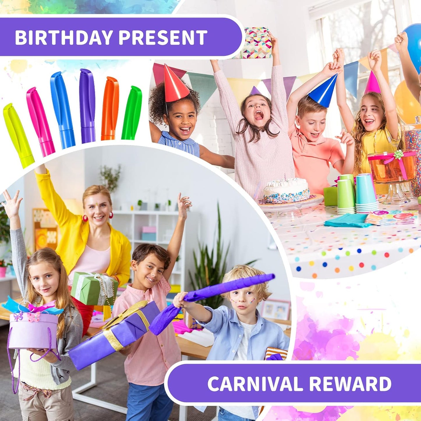 Handepo Highlighter Bulk Assorted Colors Dry Quickly Highlighter Markers Chisel Tip Pens for Kids Adult School Teachers Office Supplies Carnival Classroom graduation Rewards(200 Pcs)