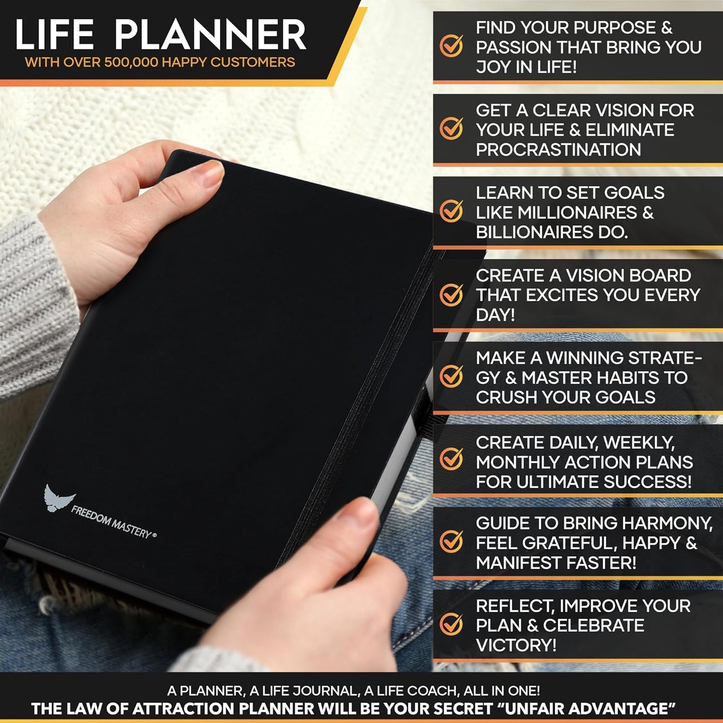 2025-2026 Planner Weekly and Monthly | 16-Month Life Planner to Increase Focus & Productivity | Reduce Overwhelm & Achieve Your Biggest Goals | Include Gift Box & Stickers | Sep 2025-Dec 2026