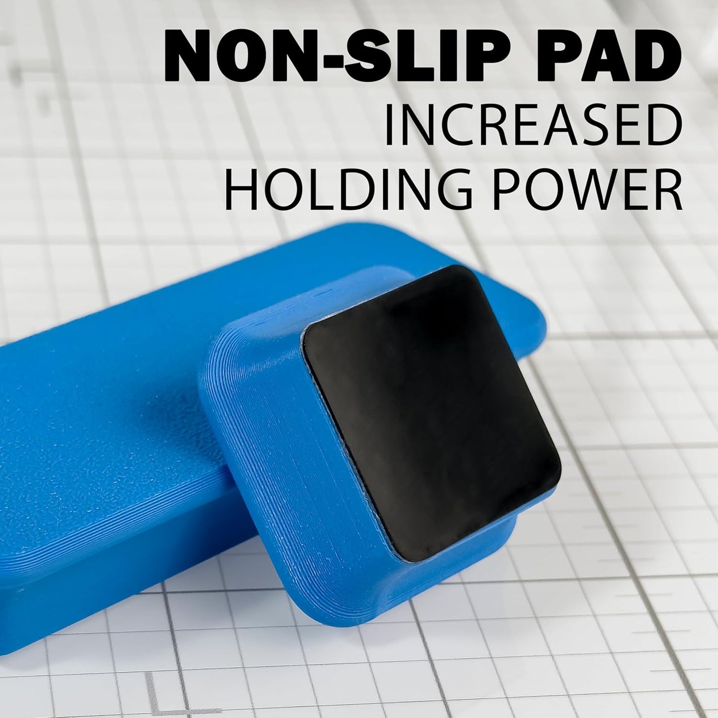 Glassboard Studio MiniBar Magnet - Strong Neodymium Rare Earth Magnets for Fridge, Whiteboard, Locker & Magnetic Glassboards - Ideal for Crafting & Office Use - Strong Fridge Magnets (Jet Black, 12)