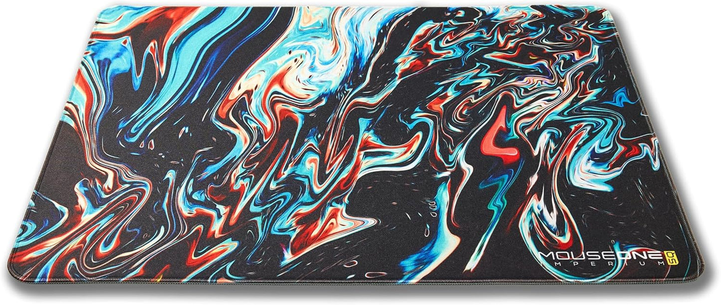 Imperium (Squishy) - PORON®-Based Control (Speed Category) Gaming Mouse Pad for Esports - 19.7in x 15.7in - Wavy Artwork
