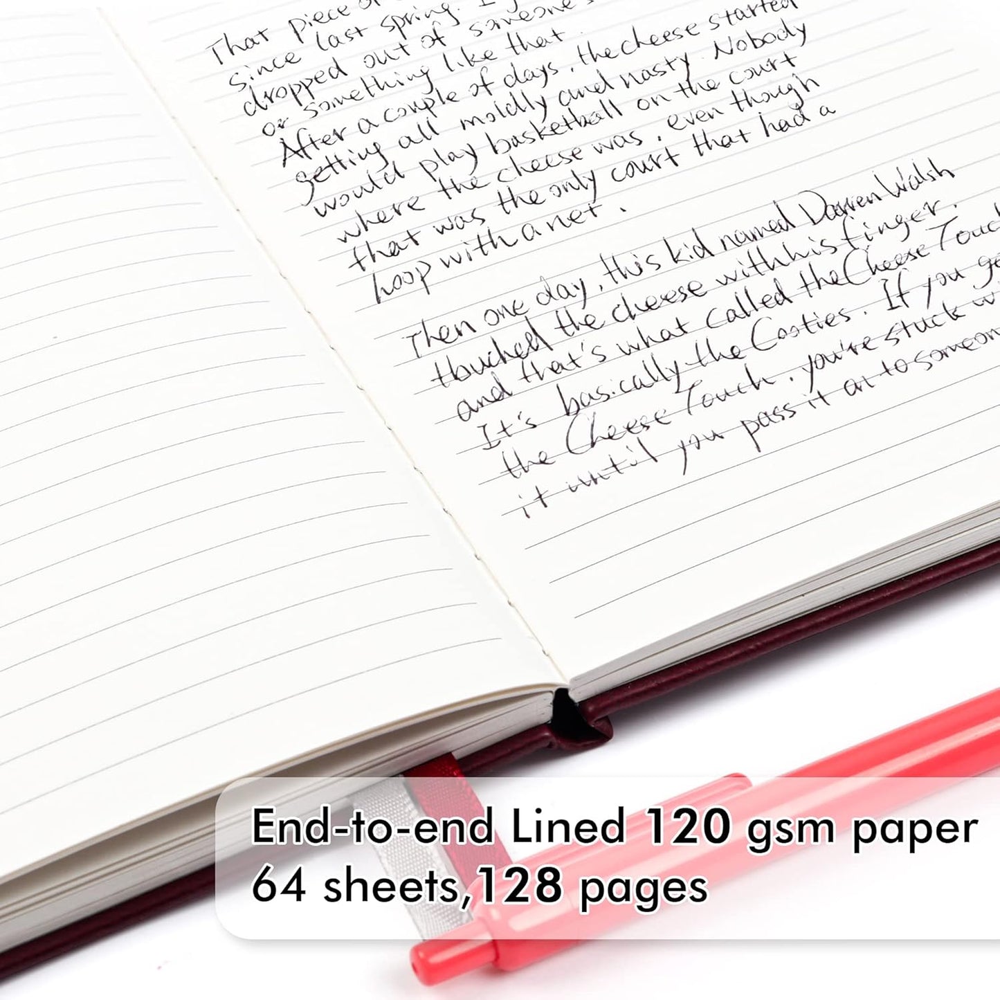 12 Pack Notebooks Journals Bulk with 12 Black Pens, Feela A5 Hardcover Notebook Classic Ruled Journal Set with Pen Holder for School Business Work Travel Writing, 120 GSM, 5.1”x8.3”, Wine