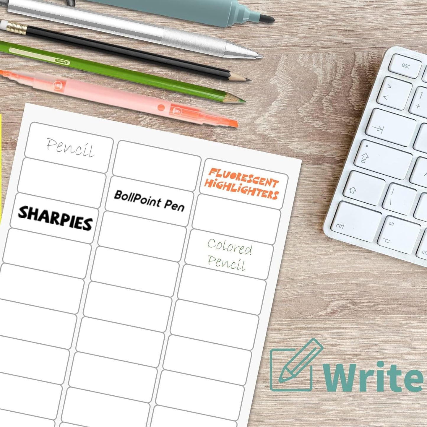 30 up Labels 1" x 2-5/8" Shipping Address Labels, FBA SKU Barcode Tags, 2000 Sheets 30 Per Page Mailing Labels for Laser/Inkjet Printers