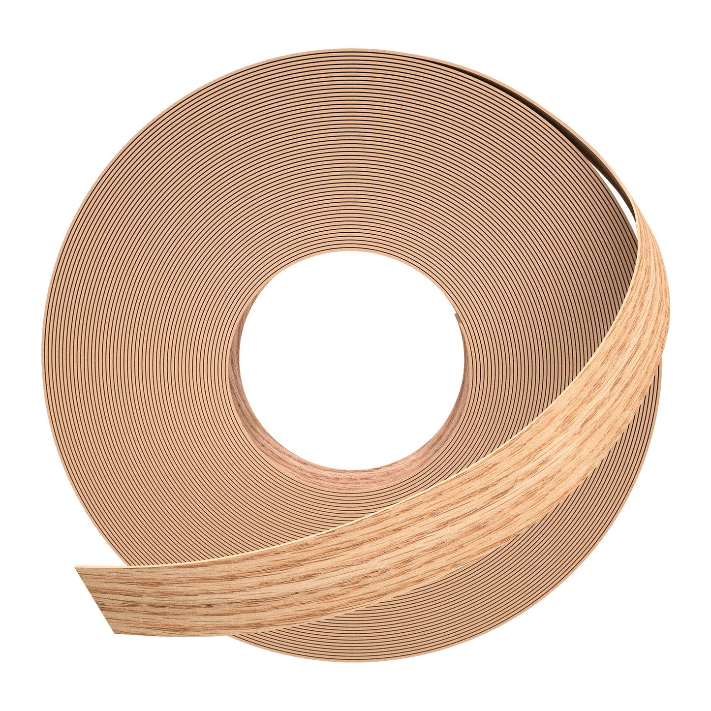 GSCIT Club Red Oak Edge Banding, 3/4 inch x 50ft roll of Veneer Edge Banding Preglued Flexible, Real Wood Tape Banding
