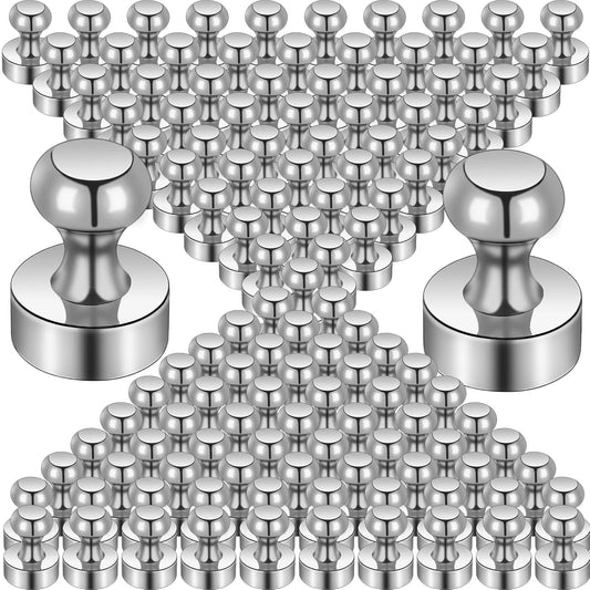 100 Pack Magnets Refrigerator Magnets for Whiteboard Small Strong Fridge Magnet Tiny Push Pin Magnetic Neodymium for Office Classroom Kitchen Home