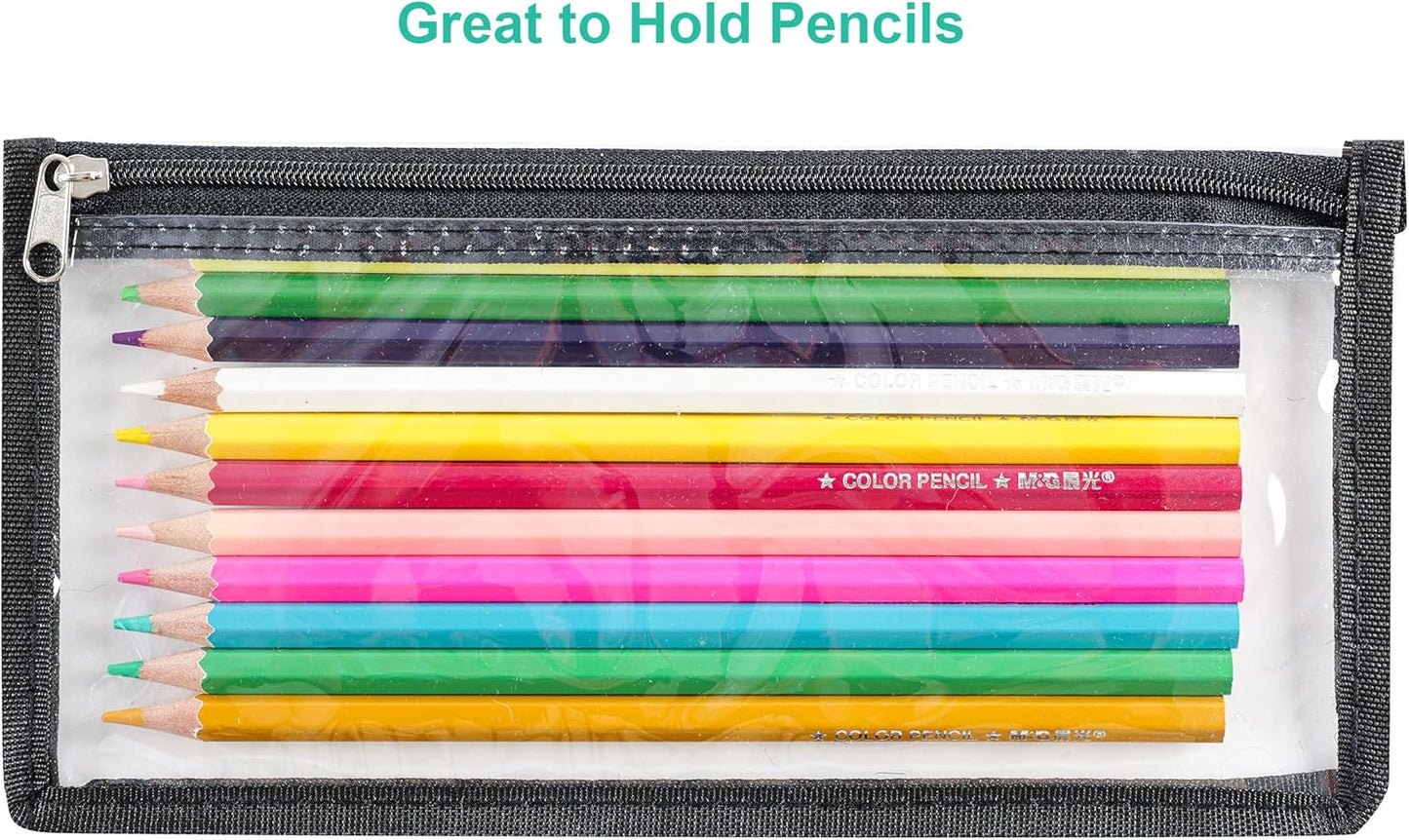 3.9 x 7.8 Clear Cash Register Money Pouch Bank Deposit Bag Check Wallet 10 Pack Zipper Closure