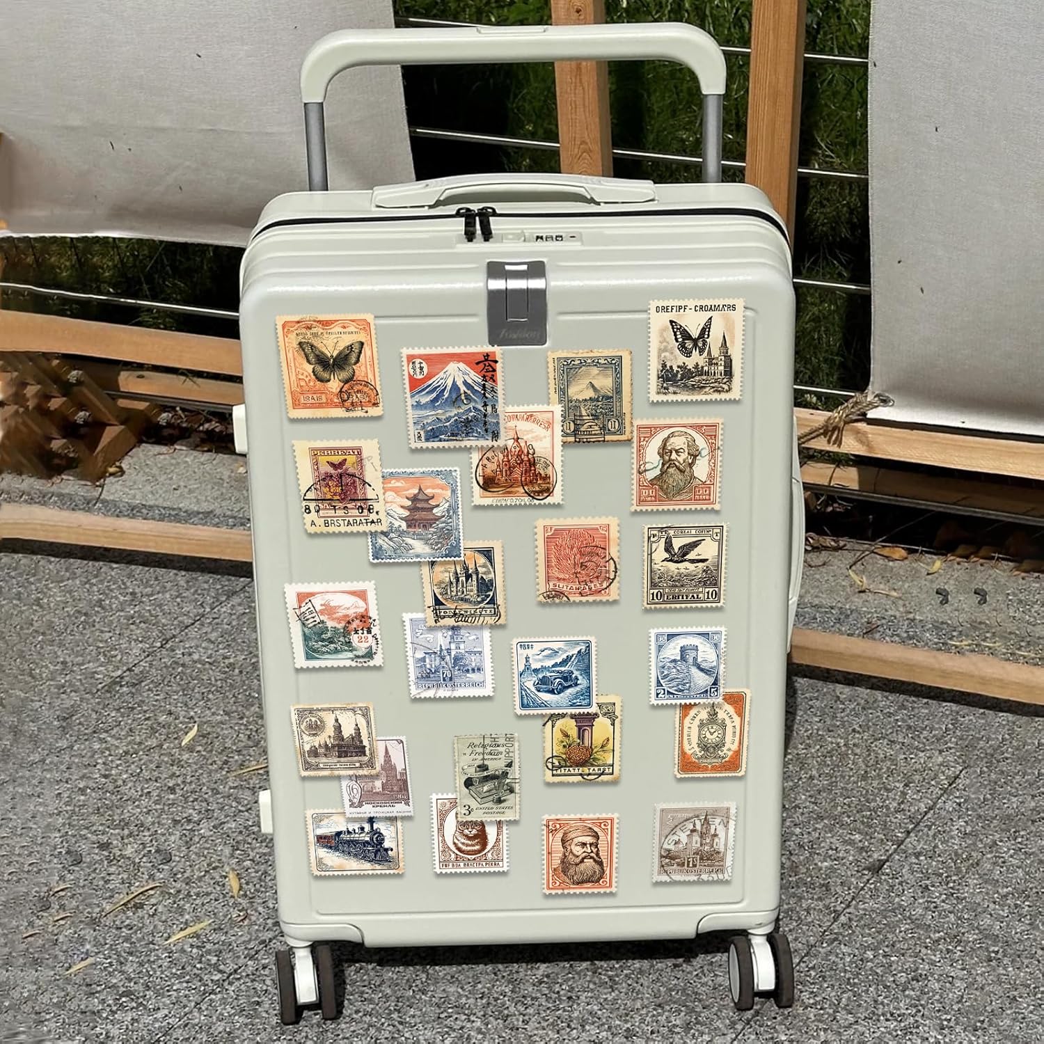 Vintage Scrapbook Stickers Set, Retro Stickers for Bullet Journal, Antique Looking Sticker for Junk Journal Collage Album (Memory Stamp 100pcs)