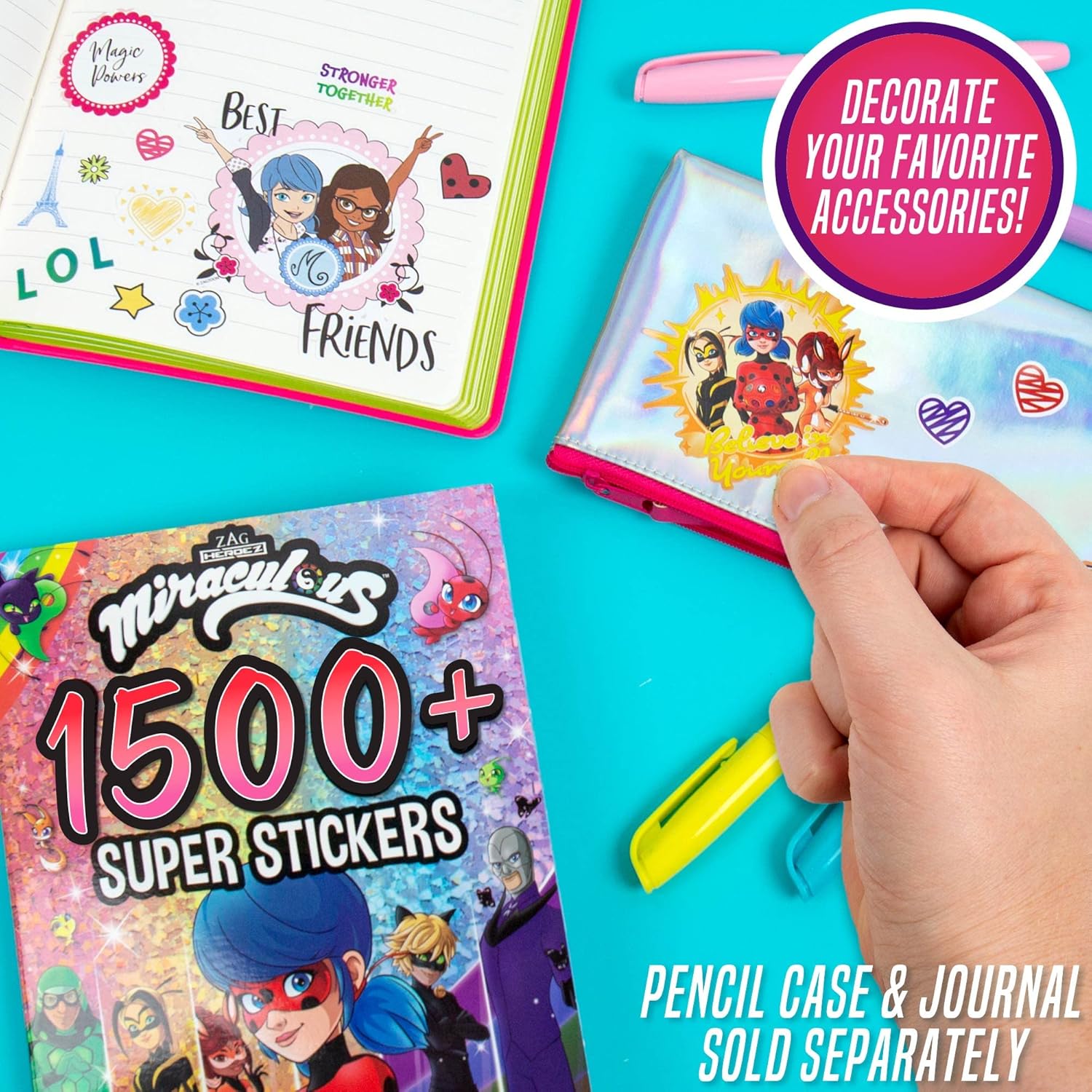 Miraculous 1500+ Super Stickers by Horizon Group USA