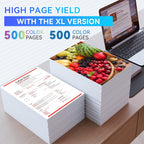 LC401XL Ink Cartridges for Brother Printer 4 Pack Work with Brother MFC-J1010DW MFC-J1012DW MFC-J1170DW Printer (1 Black, 1 Cyan, 1 Magenta, 1 Yellow)