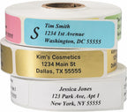 Return Address Labels - Roll of 500 Personalized Labels (White)