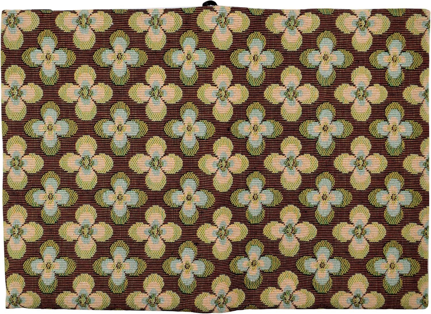 BLBMH Book Covers for Paperbacks Fit for 5.5x8.5 inch Adjustable Book Sleeve Cover for Women Over 15 Soft Cloth Protector for Bible Novels Notebook Journal - Vintage Flowers