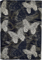 BLBMH Book Covers for Paperbacks Book Cover for Privacy Fit for 5.5x8.5 inch Adjustable Book Sleeve Cover for Diary Books Fabric Softcover Protector for Notebook - Butterfly B 8.5in