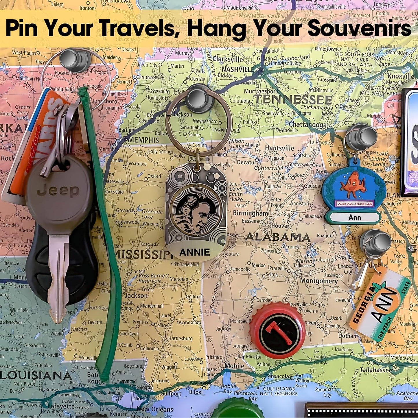 12Pack Strong Refrigerator Magnets - Small Neodymium Fridge Magnets for Whiteboard Office School Kitchen